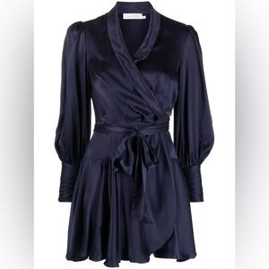 Brand New Zimmerman Silk Wrap Dress